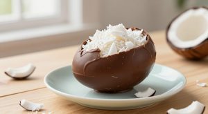 Ovo de Páscoa com Recheio de Coco Sem Lactose: Receita Fácil