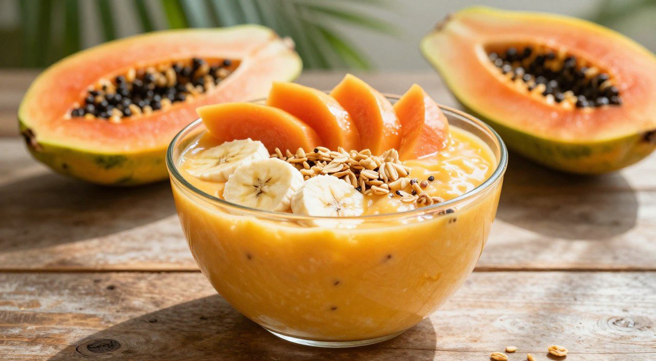 Sugestão de Acompanhamentos Para Vitamina De Mamão Com Banana Sem Lactose