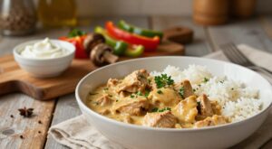 Estrogonofe de Frango sem Lactose
