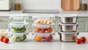 Pote hermético de vidro plástico ou inox: qual escolher para cada tipo de alimento