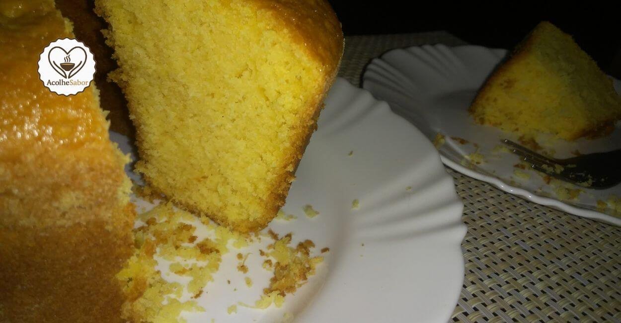 Bolo de Milho no Liquidificador