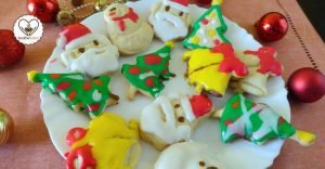 Biscoito de Natal Decorado Sem Lactose Que Derrete na Boca