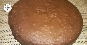 Bolo Pão de Ló de Chocolate para Aniversário