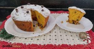 Bolo de Cenoura de Liquidificador Natalino