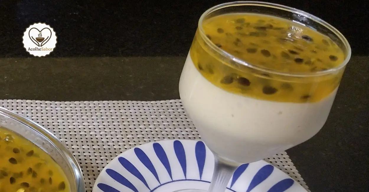 Receita de Mousse de Maracujá