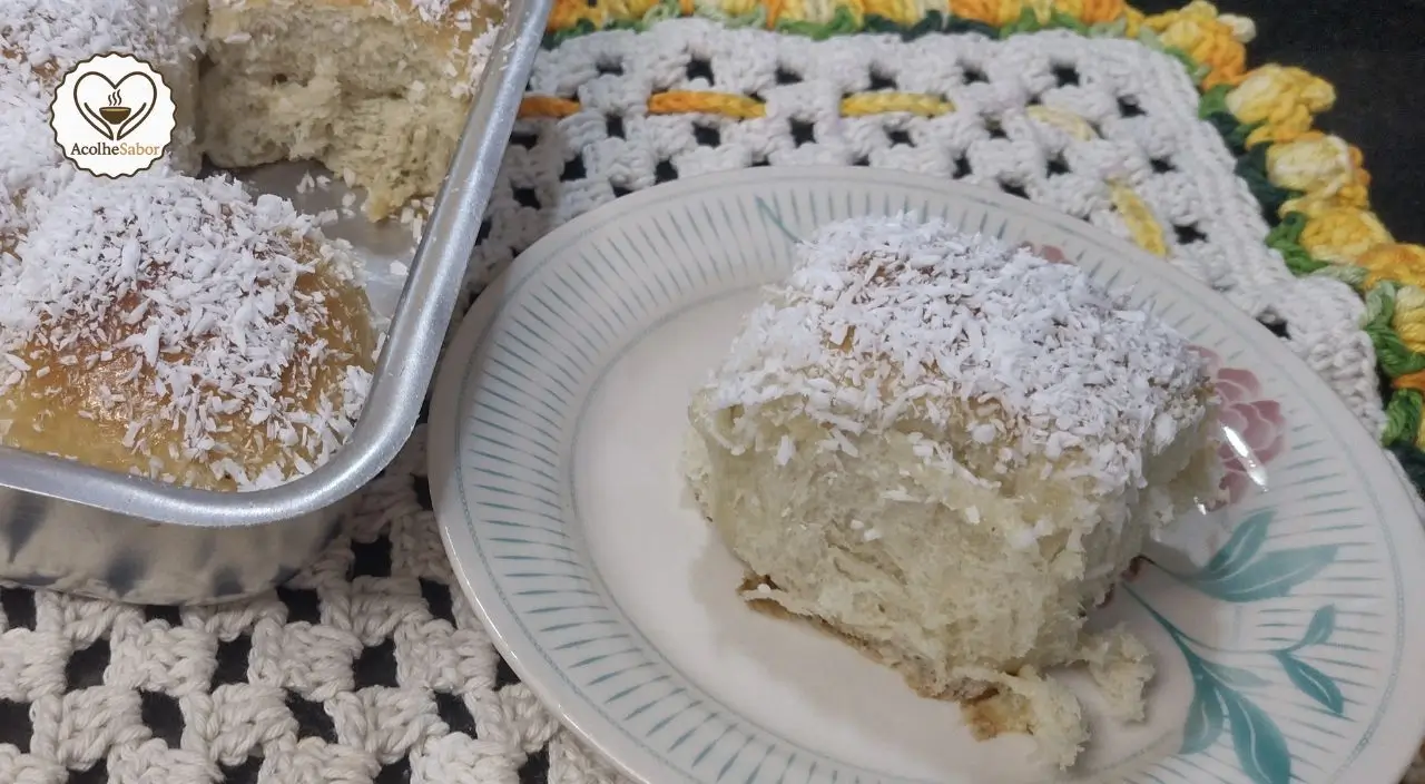 Receita de Pão de Coco Sem Lactose