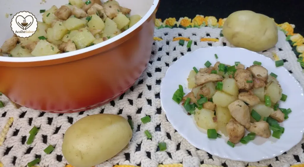 Como Fazer Batata com Frango Amanteigado sem Lactose