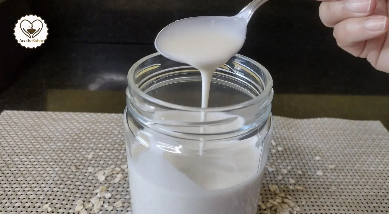 Receita de Creme de Leite de Aveia