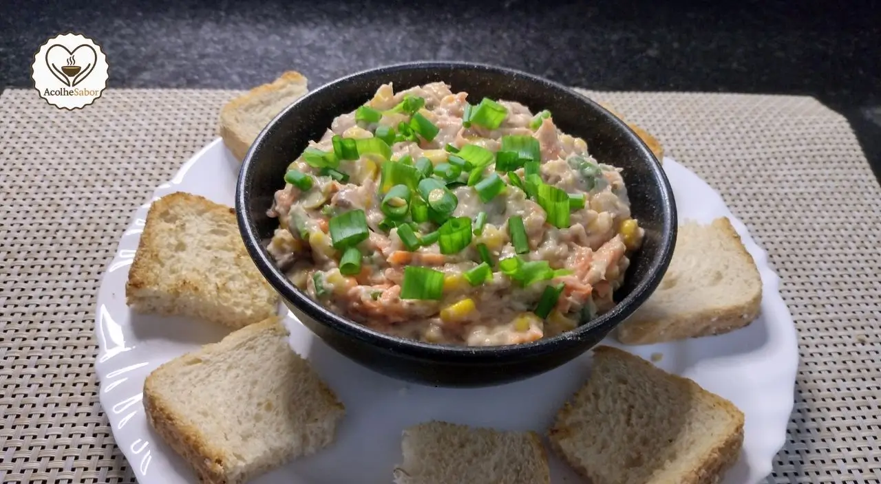 Receita de Patê de Sardinha sem Lactose