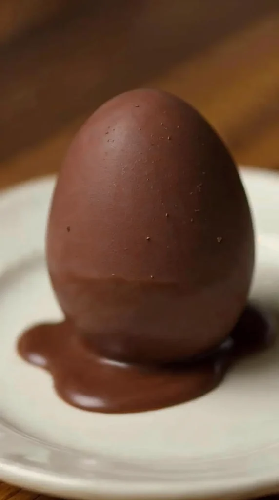 Ovo de páscoa sem lactose crocante e cremoso