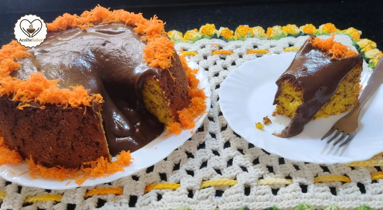 Receita de Bolo Formigueiro de Cenoura Sem Lactose