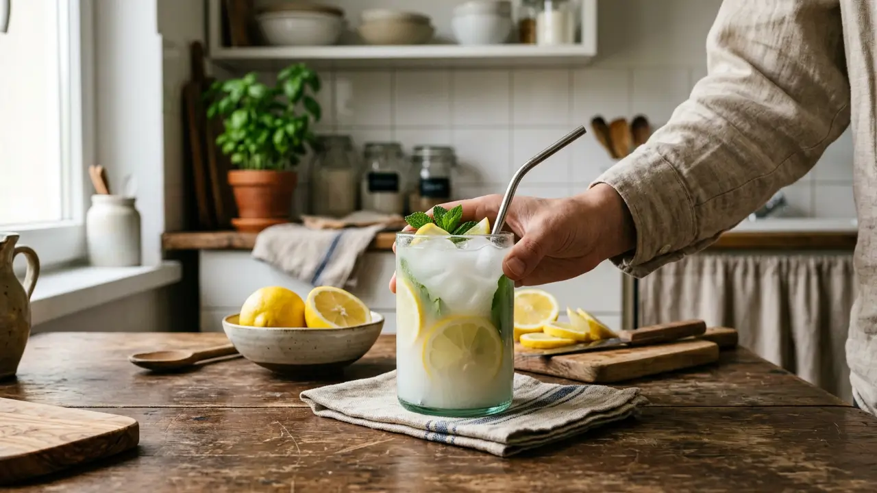Dicas culinárias para deixar o suco de coco com limão