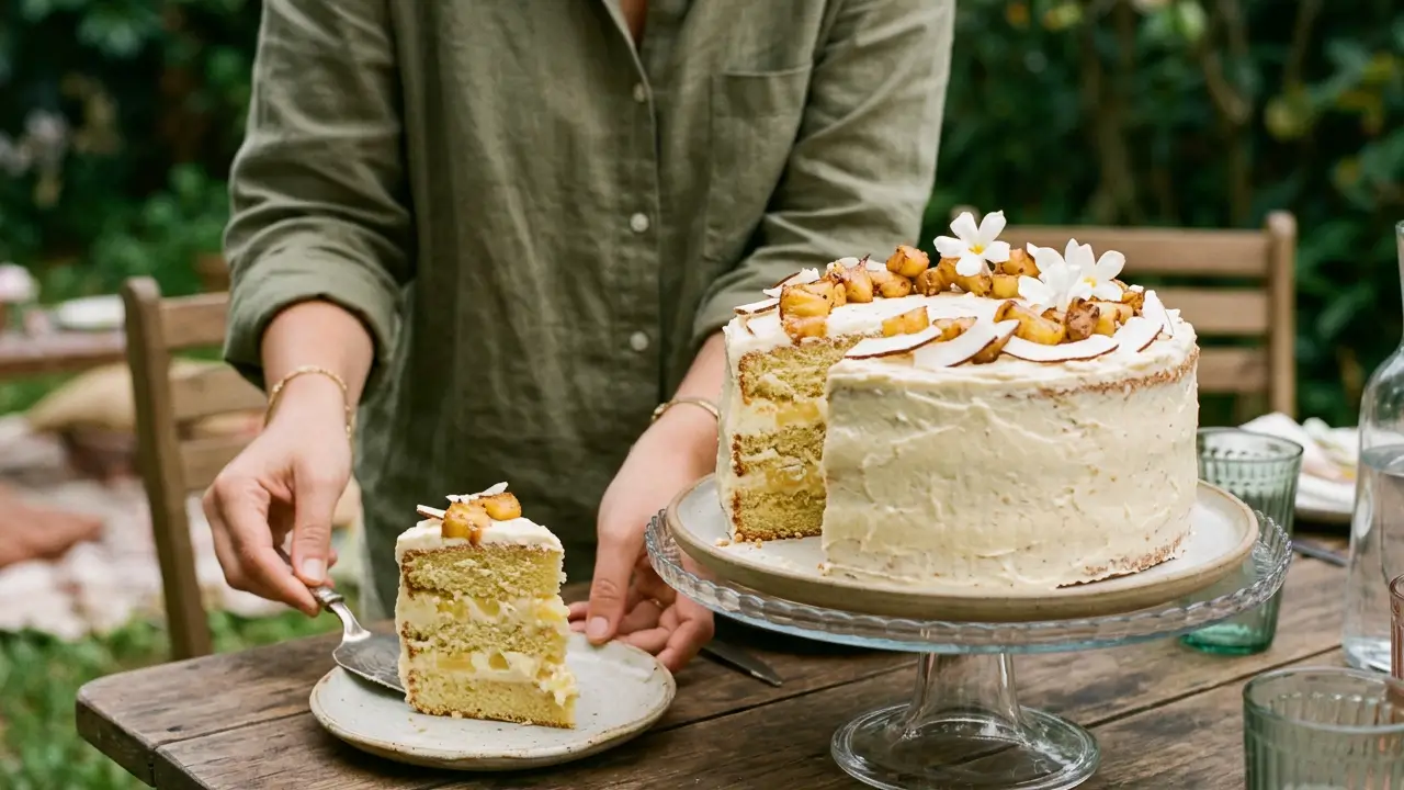 Dicas para o Bolo de Aniversário de Abacaxi Ficar Molhadinho e Bem Recheado