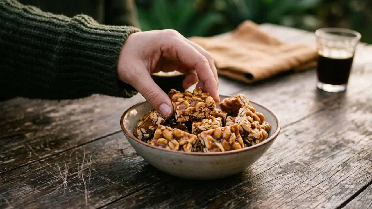 Pé de Moleque Crocante com 3 Ingredientes