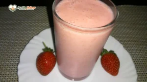 Milk-Shake de Morango sem Lactose e sem Açúcar
