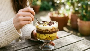 Pavê de Maracujá com Chocolate Zero Lactose
