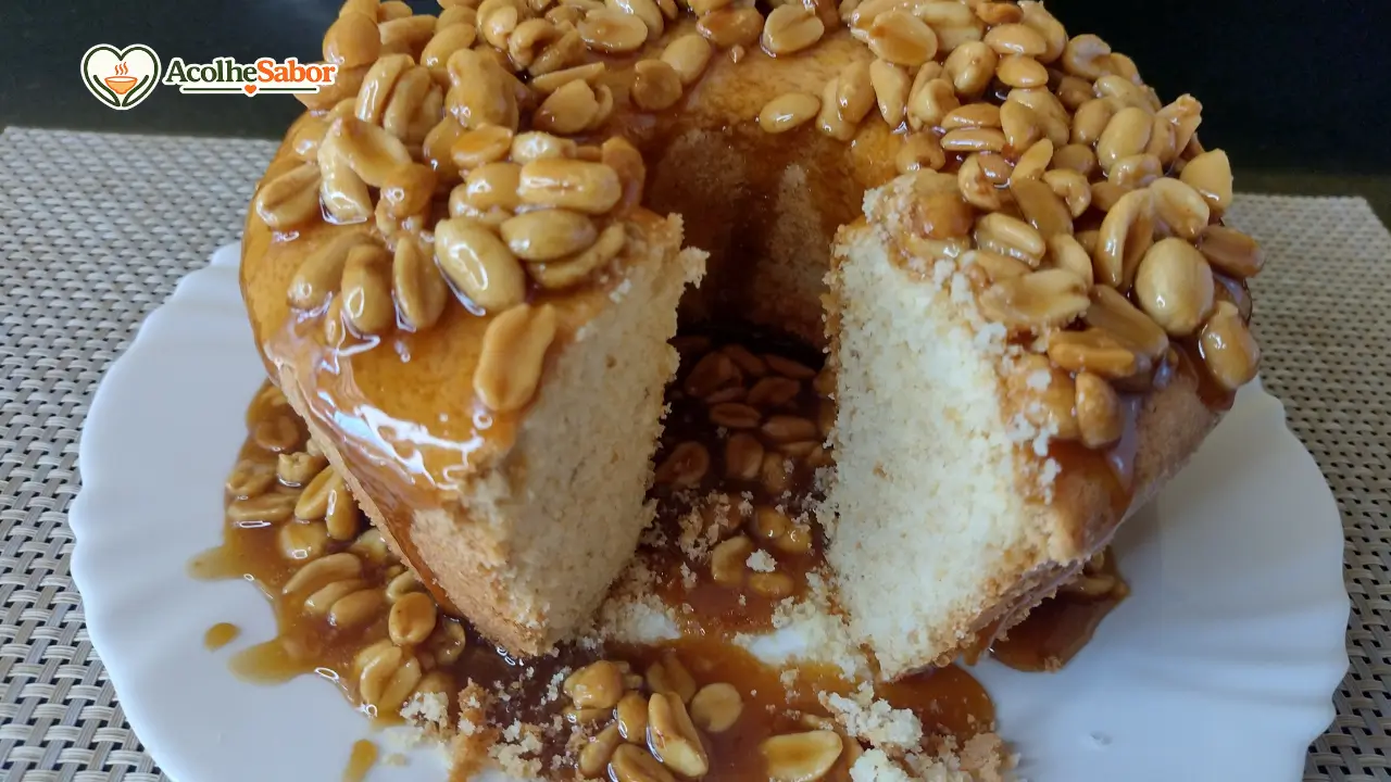Receita de Bolo de Pé de Moleque Sem Glúten e Sem Lactose