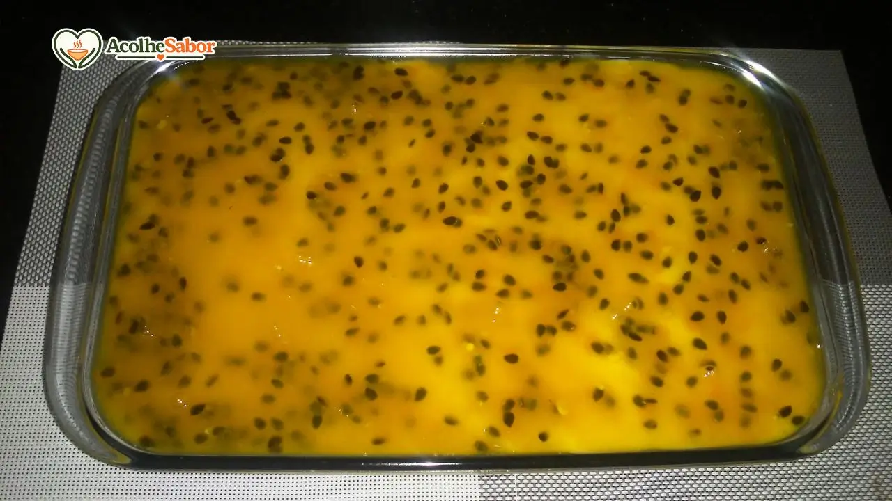 Receita de Pavê de Maracujá com Chocolate Zero Lactose