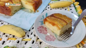 Bolo de Banana Caramelizado sem Lactose