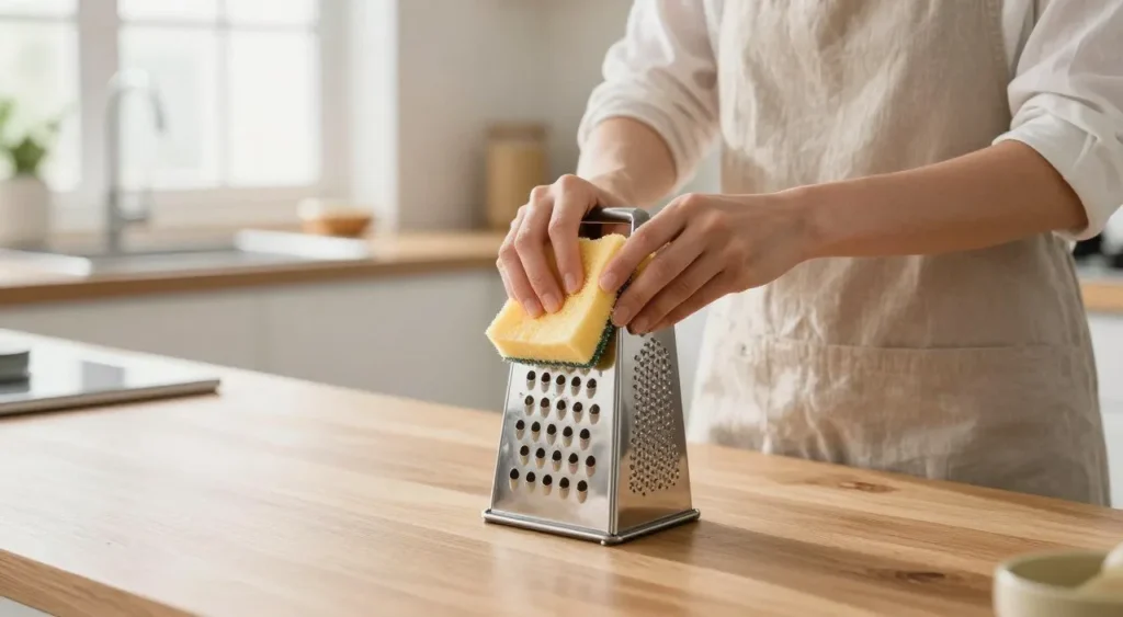 Como Limpar Ralador de Queijo sem Deixar Restos Presos