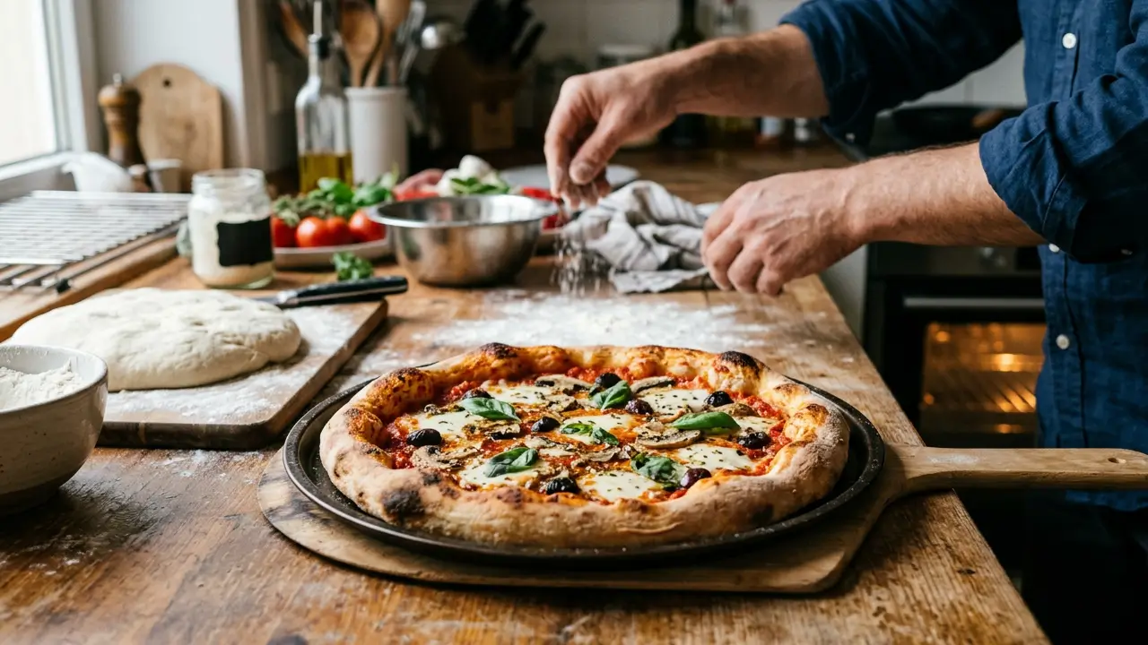 Massa de Pizza Caseira sem Lactose