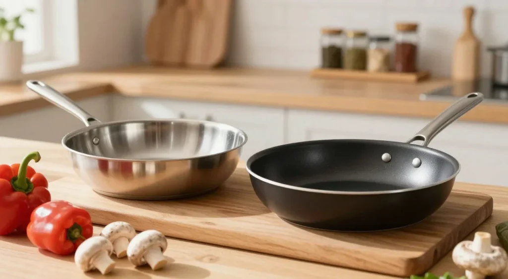Frigideira antiaderente ou inox: Qual faz mais sentido para você