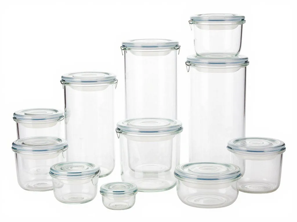 Kit Completo de Potes Herméticos Para Famílias