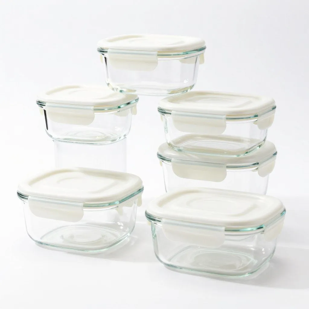 Kit de Potes Herméticos de Vidro Recomendado
