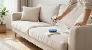 Como higienizar sofá de tecido em casa sem danificar o revestimento