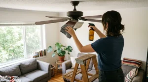 Como limpar a poeira do ventilador em poucos minutos com ingredientes simples