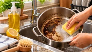 Como limpar panela queimada sem danificar: veja os cuidados