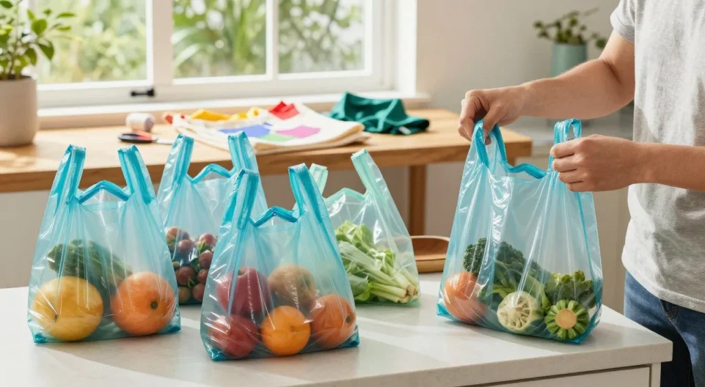 Como reaproveitar sacolas plásticas do mercado de forma prática no dia a dia
