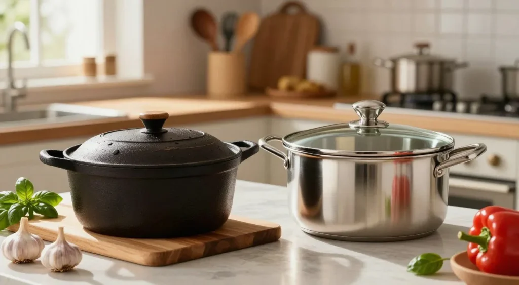 Panela de ferro ou inox: Qual escolher para cada tipo de preparo?