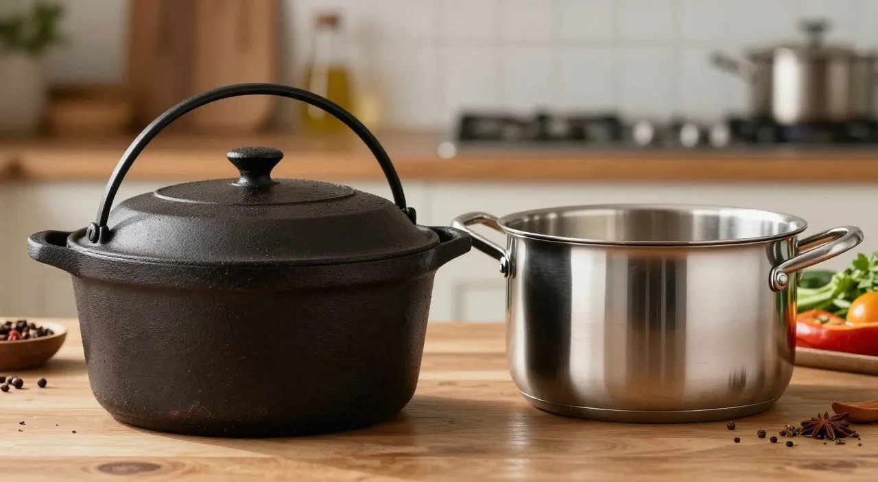 Panela de ferro ou inox: qual oferece maior durabilidade?