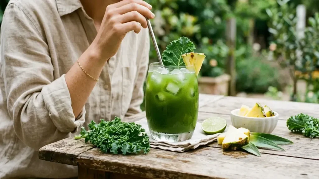 benefícios do suco de couve com abacaxi e limão para conhecer