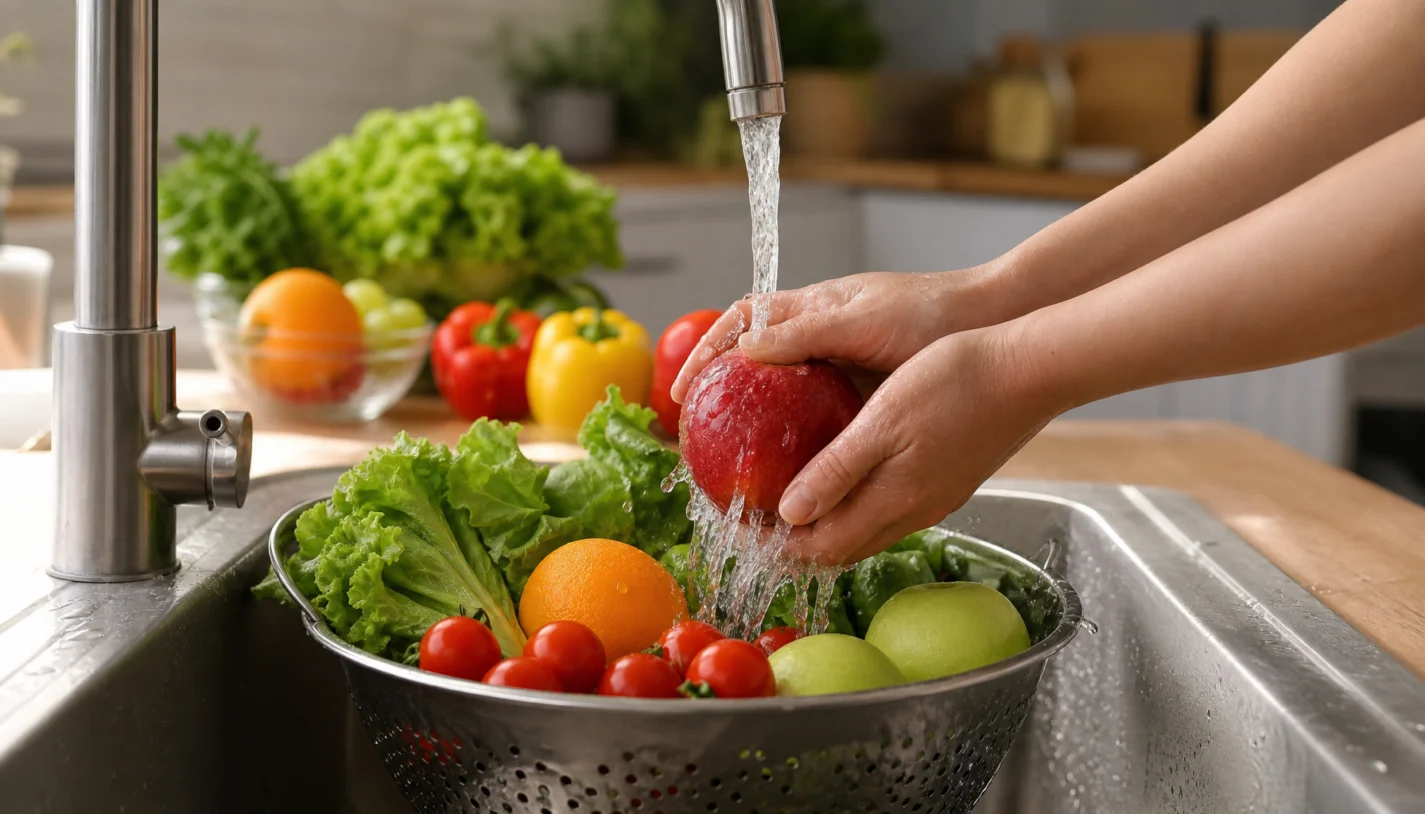 Por que lavar frutas e verduras bem faz diferença