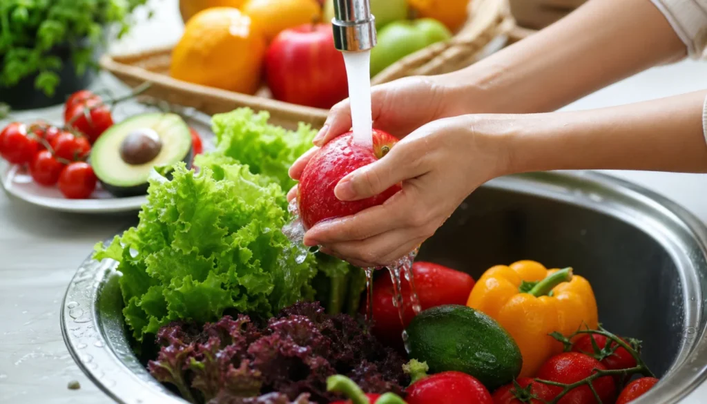 Lavar frutas e verduras remove agrotóxicos? Entenda o que a higienização realmente reduz